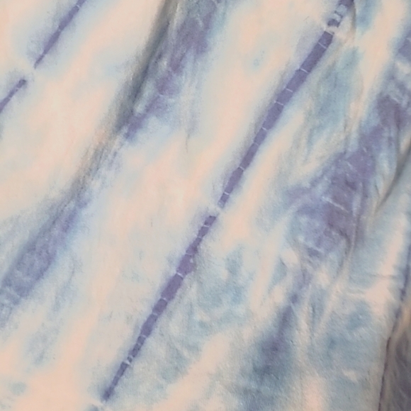 Custom Biggie Smalls Graphic T with Royal Blue Tie Dye - Picture 6 of 8